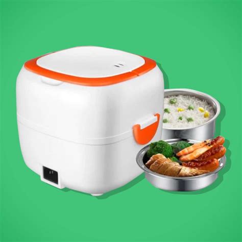 kobwa electric lunch box|I Steamed Raw Fish at My Desk With This Electric .